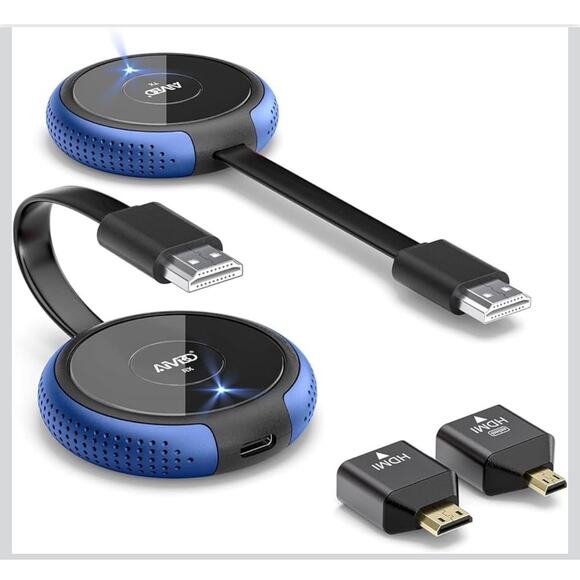 Wireless HDMI Transmitter and Receiver 4K – Casting Media Video/Audio (1TX + 1RX - Picture 1 of 6